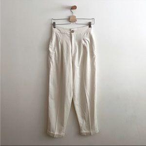 Na Nin raw silk Oliver pants